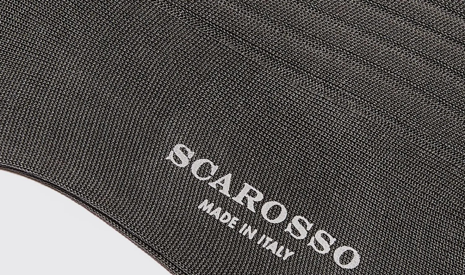 Best Scarosso Grey Cotton Calf Socks Grey - Cotton