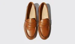 Outlet Scarosso Harper Cognac Light Brown - Calf