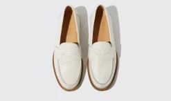 Store Scarosso Harper White White - Calf Leather