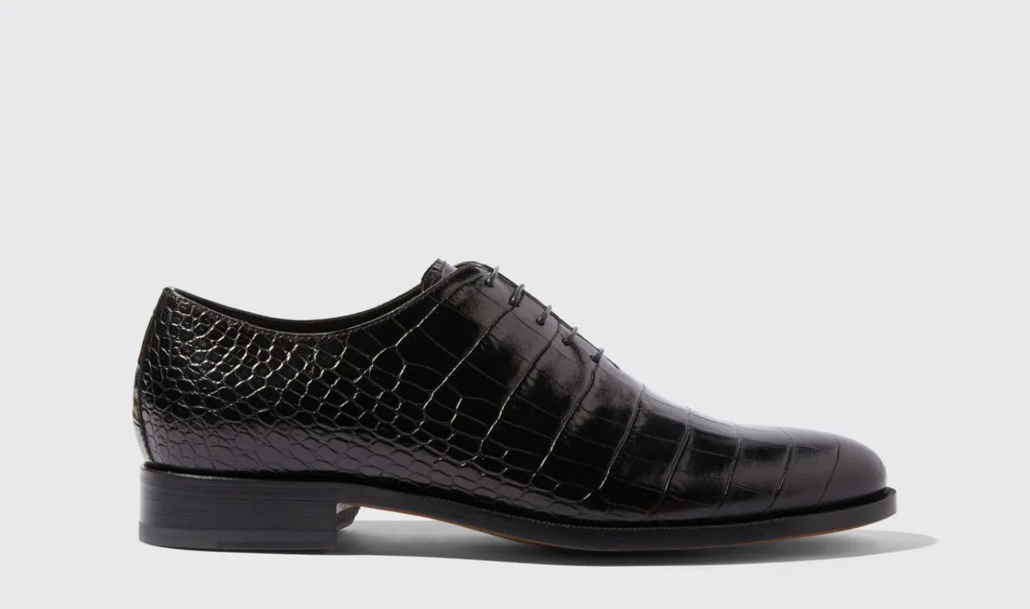 Best Sale Scarosso Ignazio Nero Cocco Black - Croco-Printed Calf