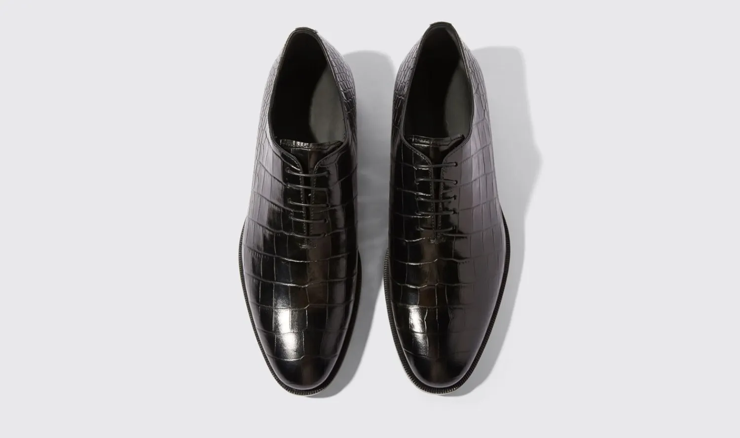 Best Sale Scarosso Ignazio Nero Cocco Black - Croco-Printed Calf