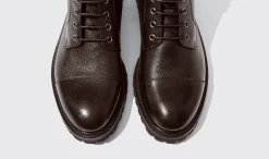 Cheap Scarosso Jackie Grain Brown Brown - Calf