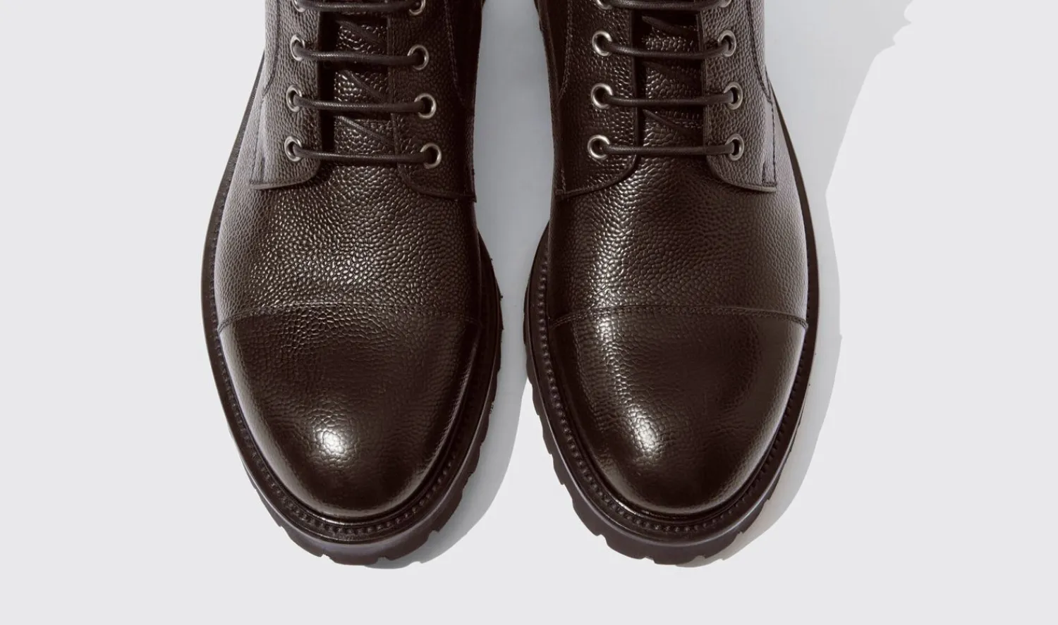 Cheap Scarosso Jackie Grain Brown Brown - Calf