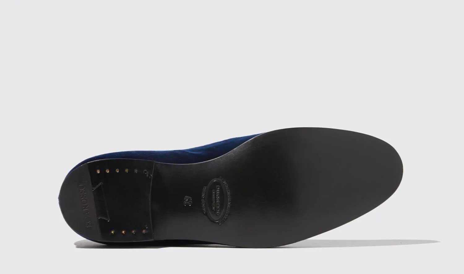 Flash Sale Scarosso Jay Blue Velvet Blue - Velvet