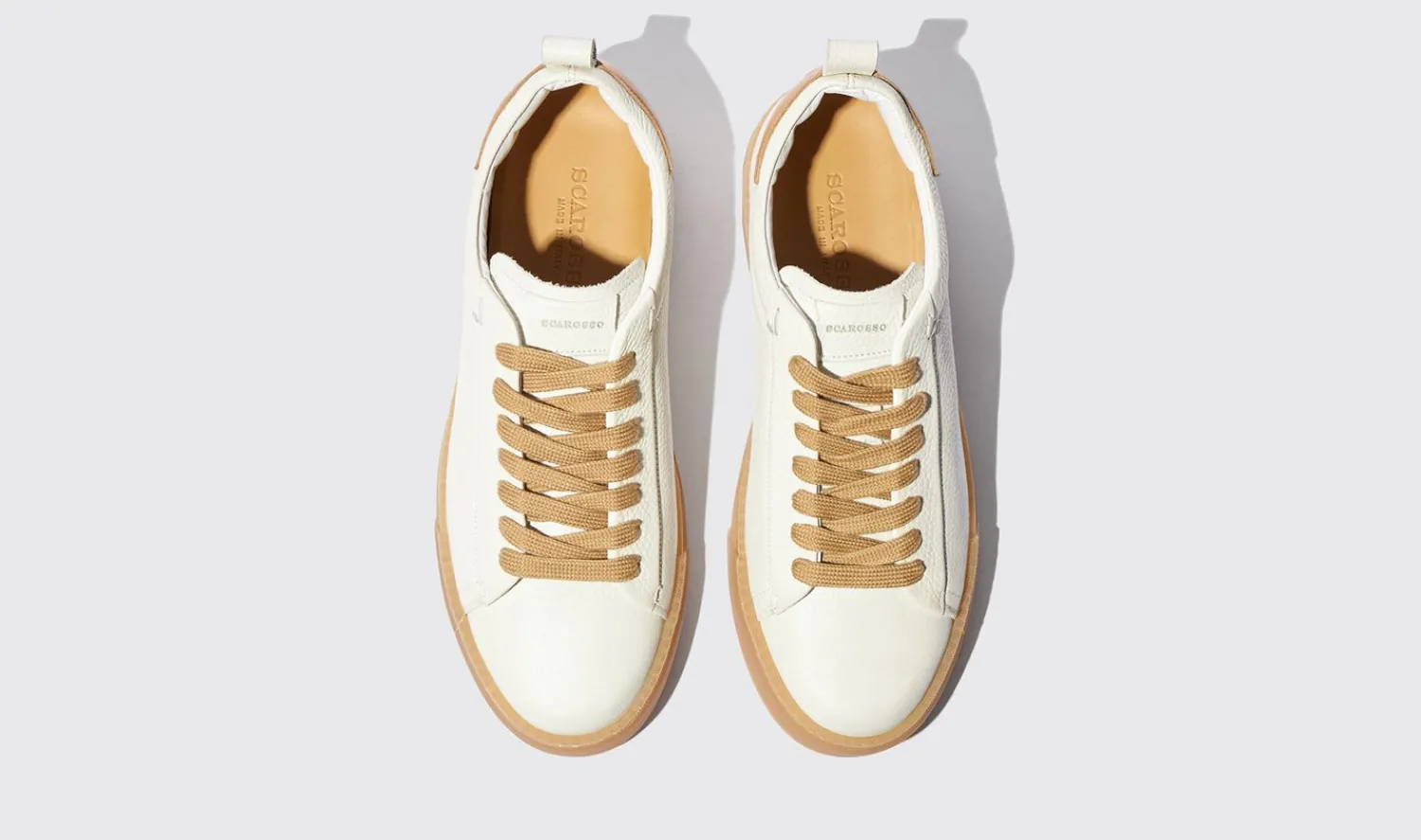 Discount Scarosso Joseph White Grain White - Calf