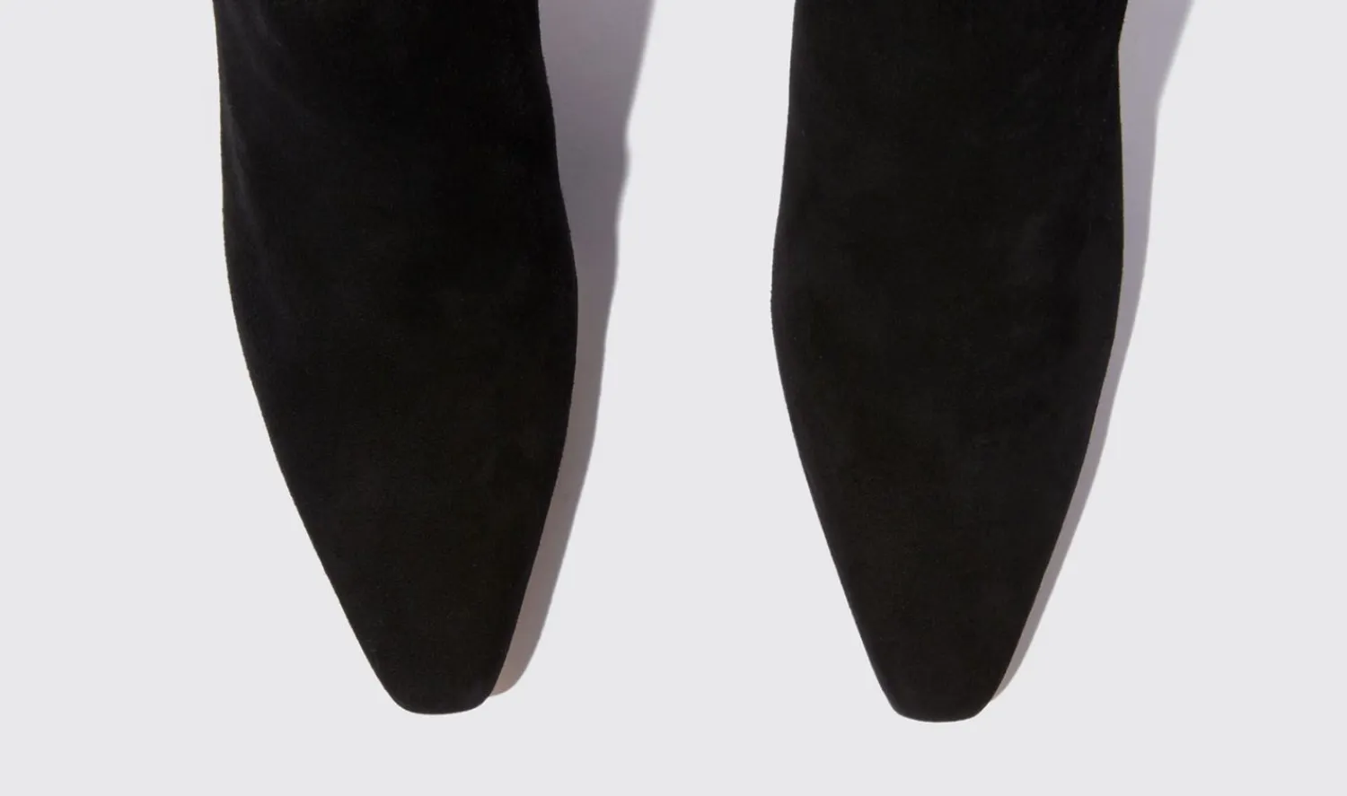 Clearance Scarosso Kira Black Suede Black - Suede