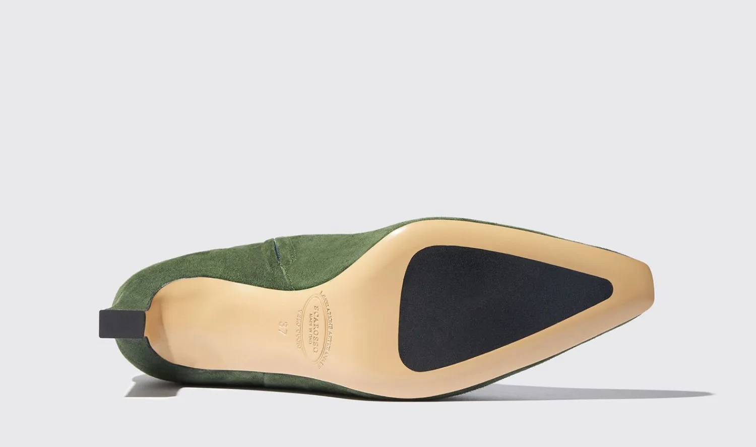 Cheap Scarosso Kira Green Suede Green - Suede