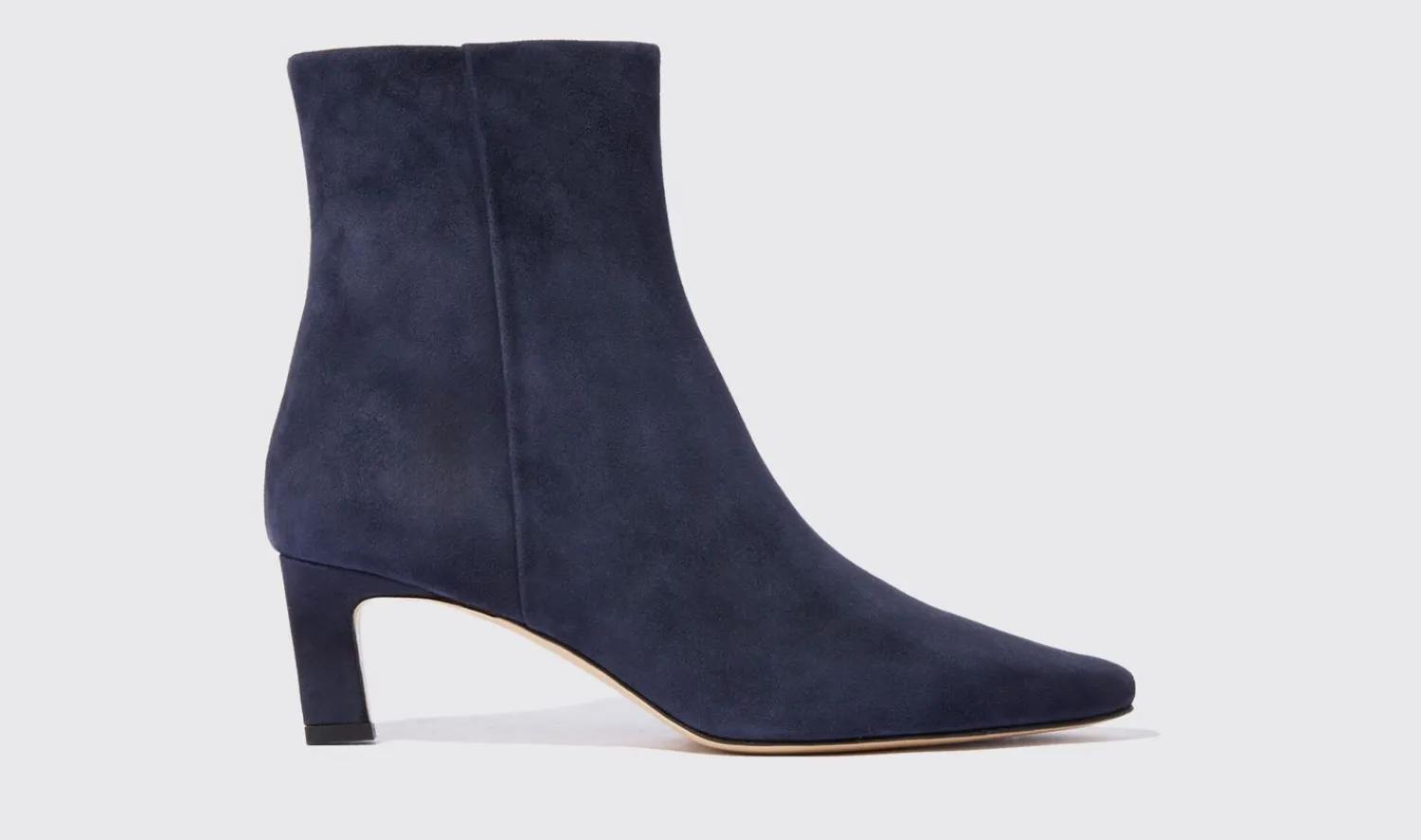 Shop Scarosso Kitty Blue Suede Blue - Suede