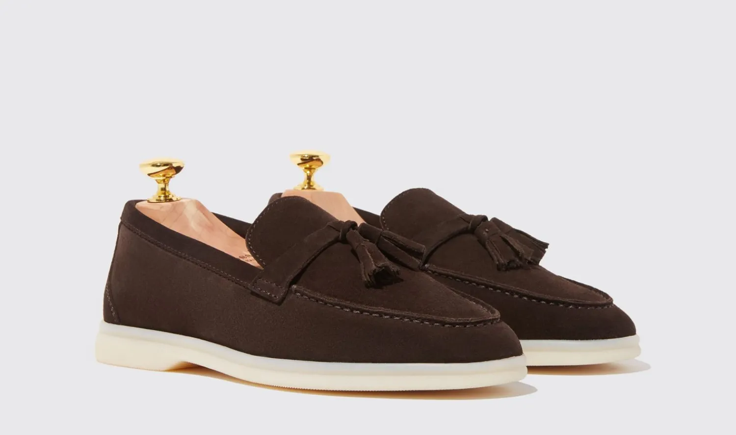 Fashion Scarosso Leandra Brown Suede Dark Brown - Suede