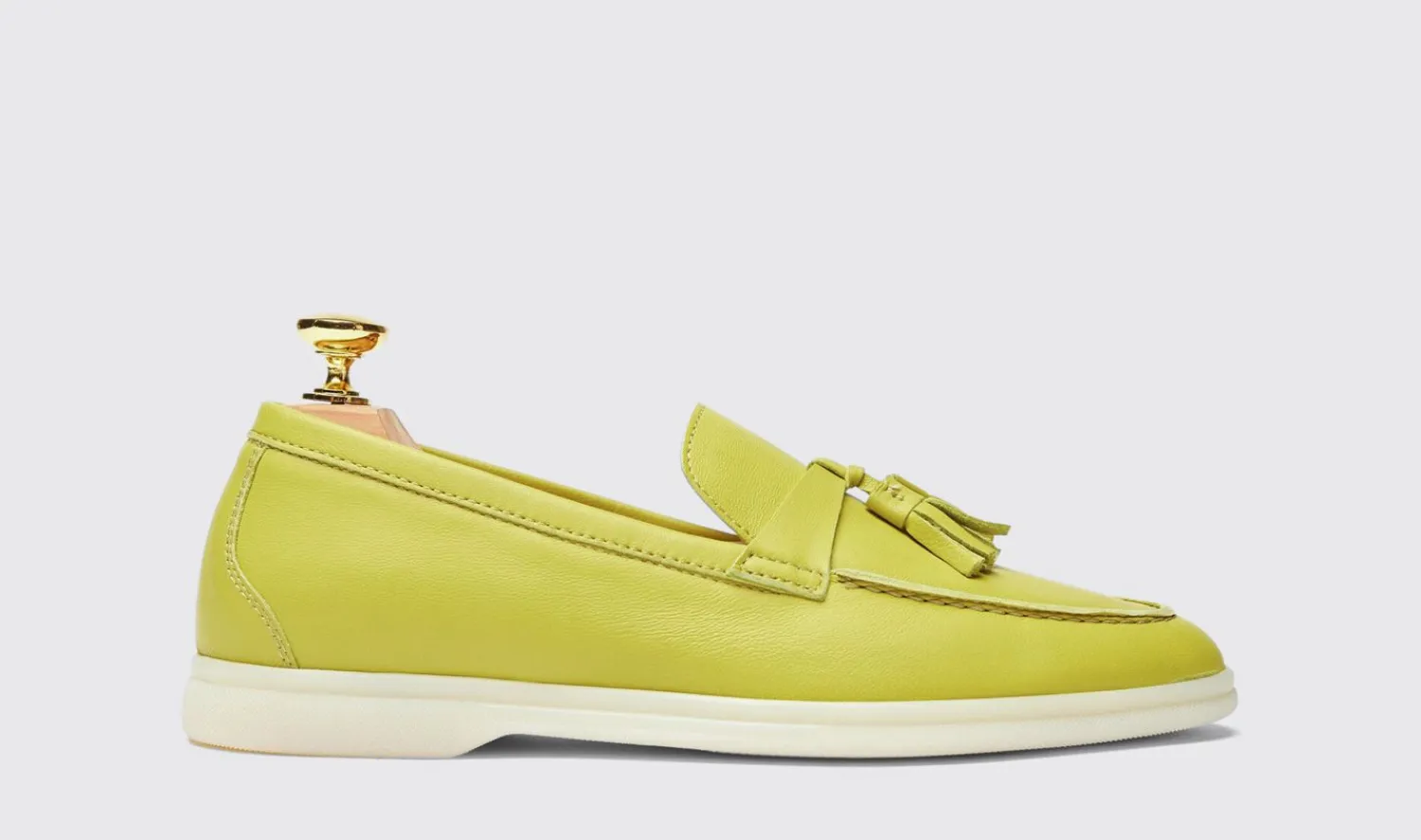 Clearance Scarosso Leandra Lime Lime - Calf