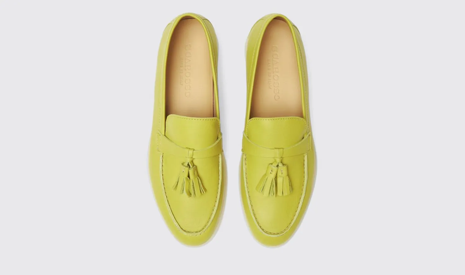 Clearance Scarosso Leandra Lime Lime - Calf