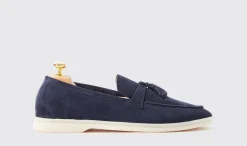 Clearance Scarosso Leandro Blu Scamosciato Blue - Suede