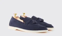 Clearance Scarosso Leandro Blu Scamosciato Blue - Suede