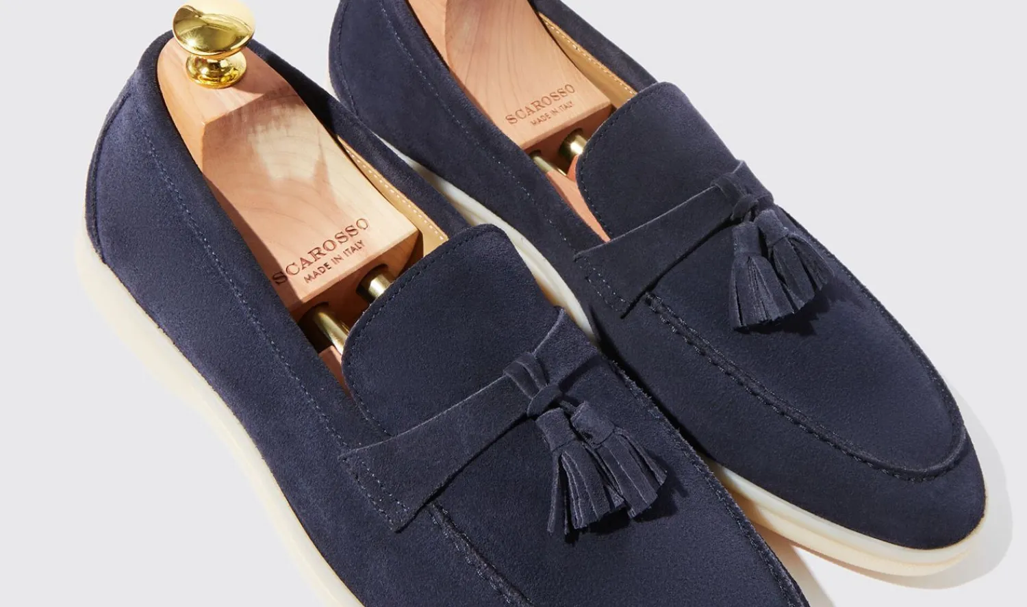 Clearance Scarosso Leandro Blu Scamosciato Blue - Suede