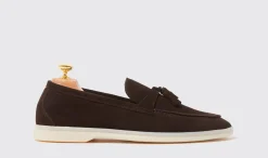 Best Sale Scarosso Leandro Brown Suede Dark Brown - Suede