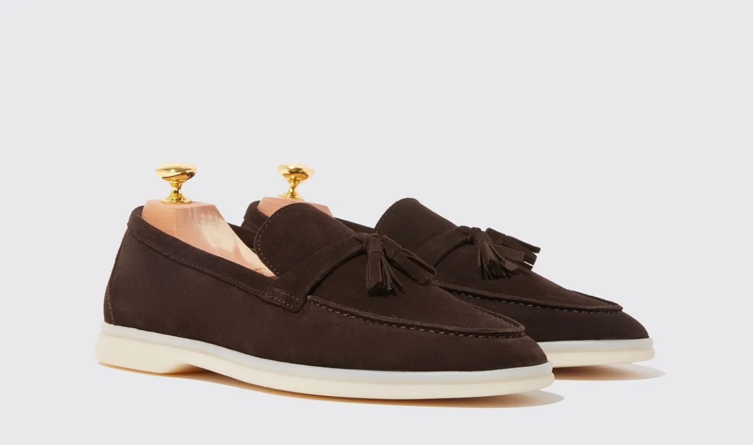 Best Sale Scarosso Leandro Brown Suede Dark Brown - Suede