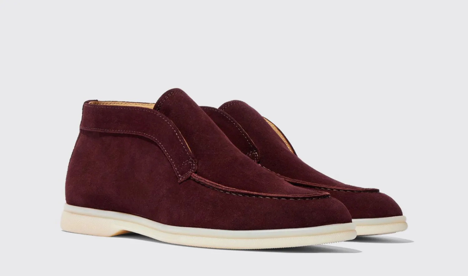 Clearance Scarosso Leonarda Burgundy Suede Burgundy - Suede