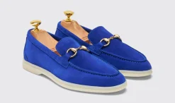 Store Scarosso Lilia Electric Blue Suede Electric Blue - Suede