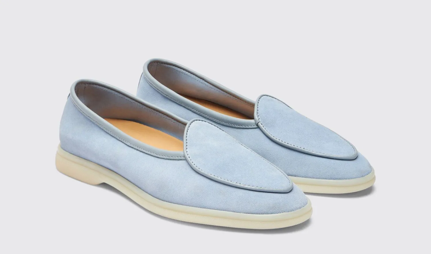 New Scarosso Livia Light Blue Suede Light Blue - Suede