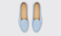 New Scarosso Livia Light Blue Suede Light Blue - Suede