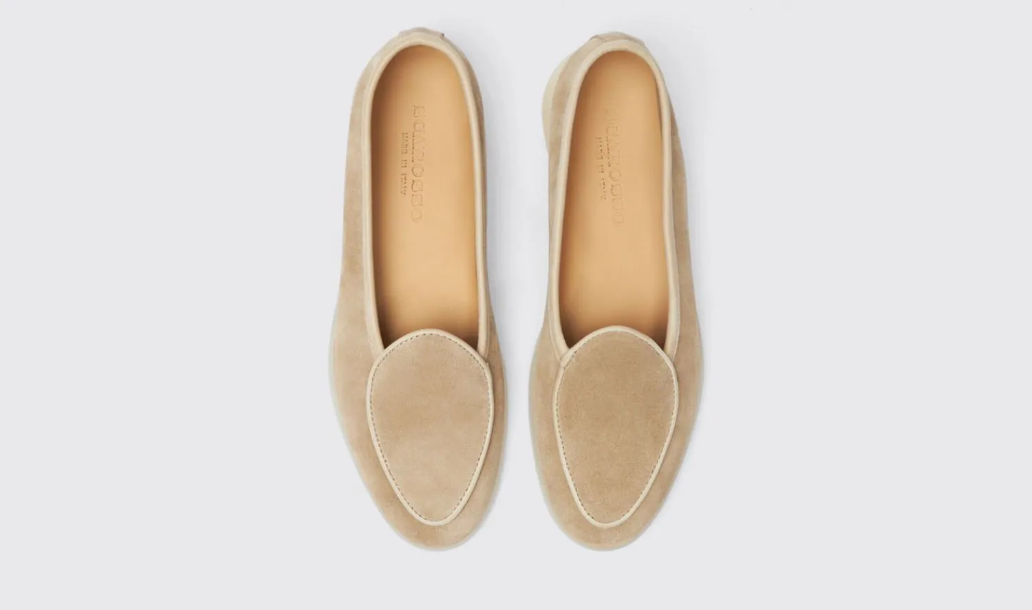 Clearance Scarosso Livia Oat Suede Oat - Suede