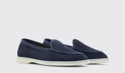 Best Sale Scarosso Livio Blue Suede Blue - Suede