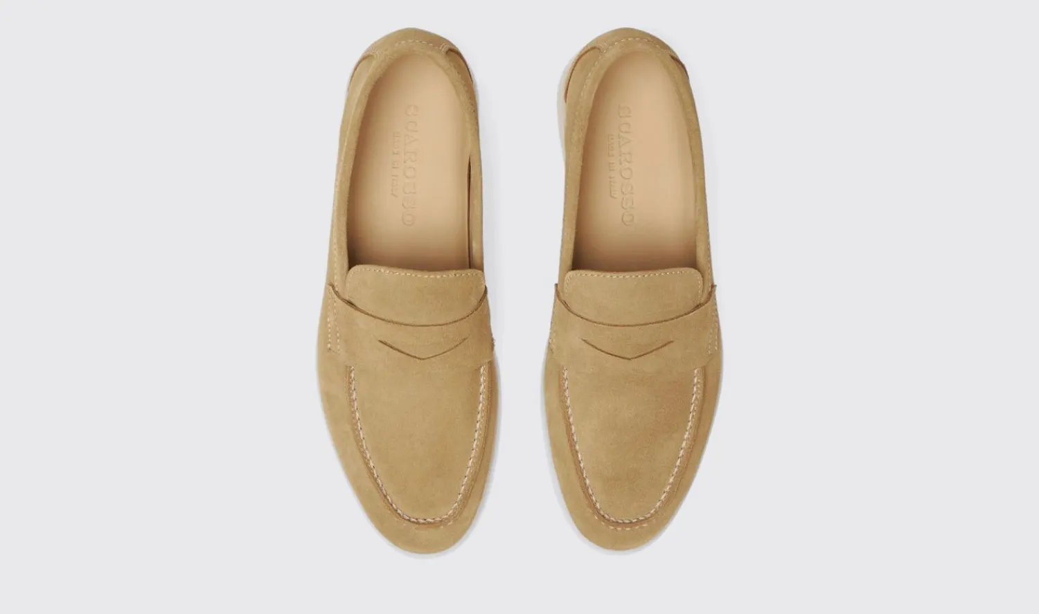 Clearance Scarosso Luciano Beige Suede Beige - Suede