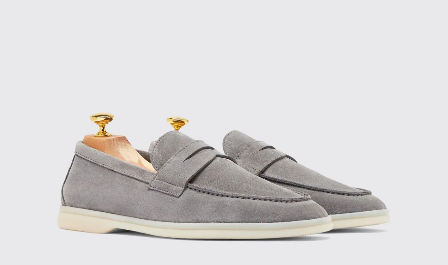 Online Scarosso Luciano Grey Suede Grey - Suede