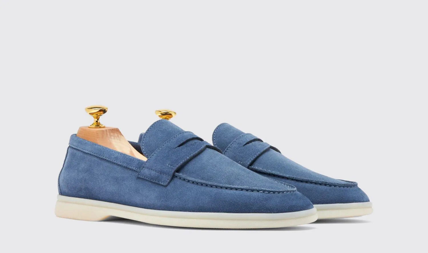 Flash Sale Scarosso Luciano Steel Suede Steel - Suede