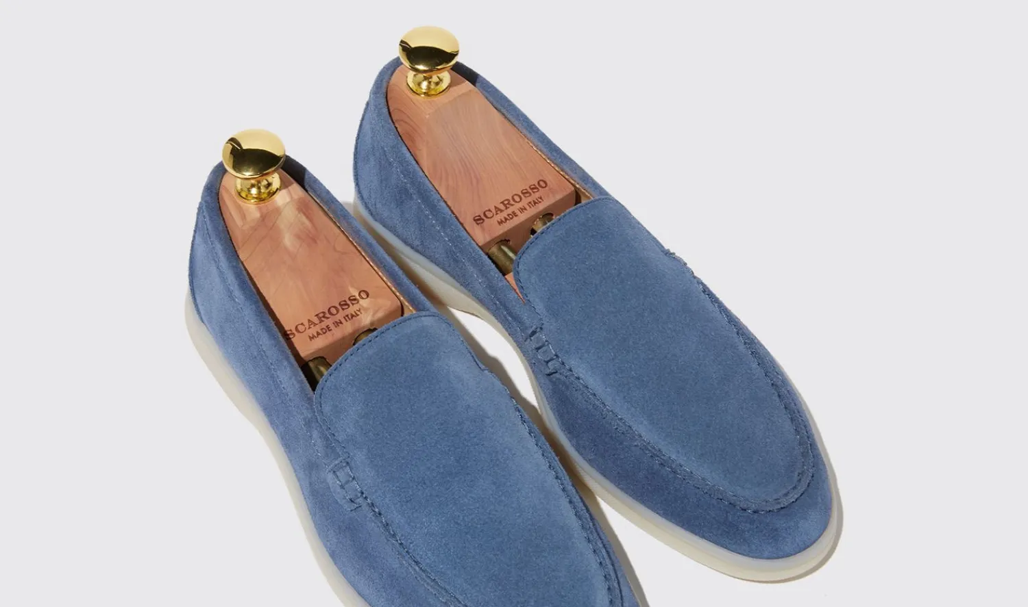 New Scarosso Ludovica Acciaio Scamosciata Steel Blue - Suede