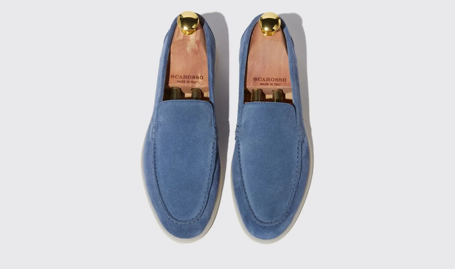 New Scarosso Ludovica Acciaio Scamosciata Steel Blue - Suede