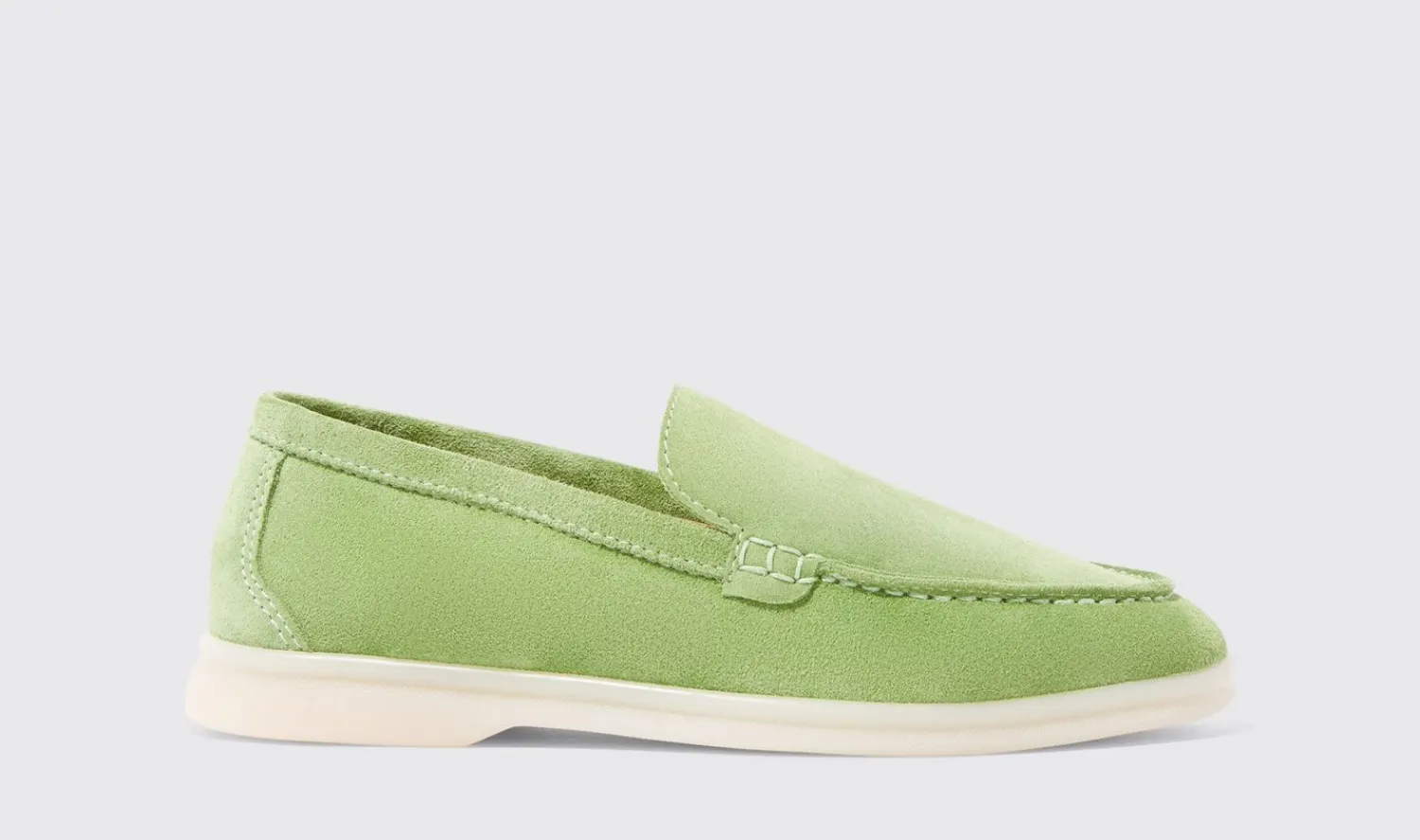 Best Scarosso Ludovica Girl Light Green Suede Light Green - Suede