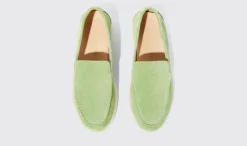 Best Scarosso Ludovica Girl Light Green Suede Light Green - Suede
