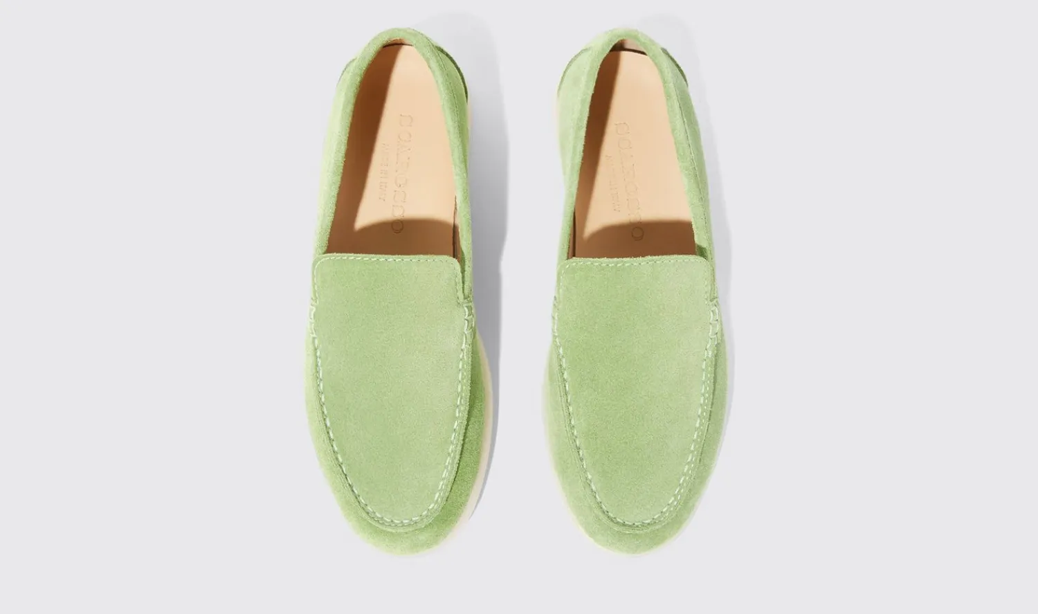 Best Scarosso Ludovica Girl Light Green Suede Light Green - Suede