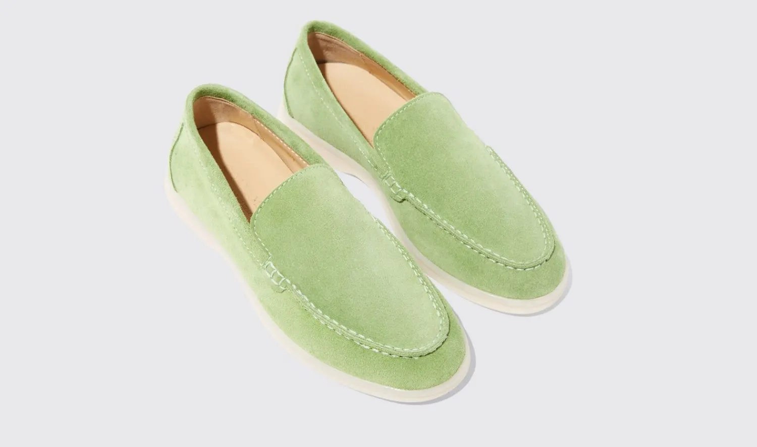 Best Scarosso Ludovica Girl Light Green Suede Light Green - Suede
