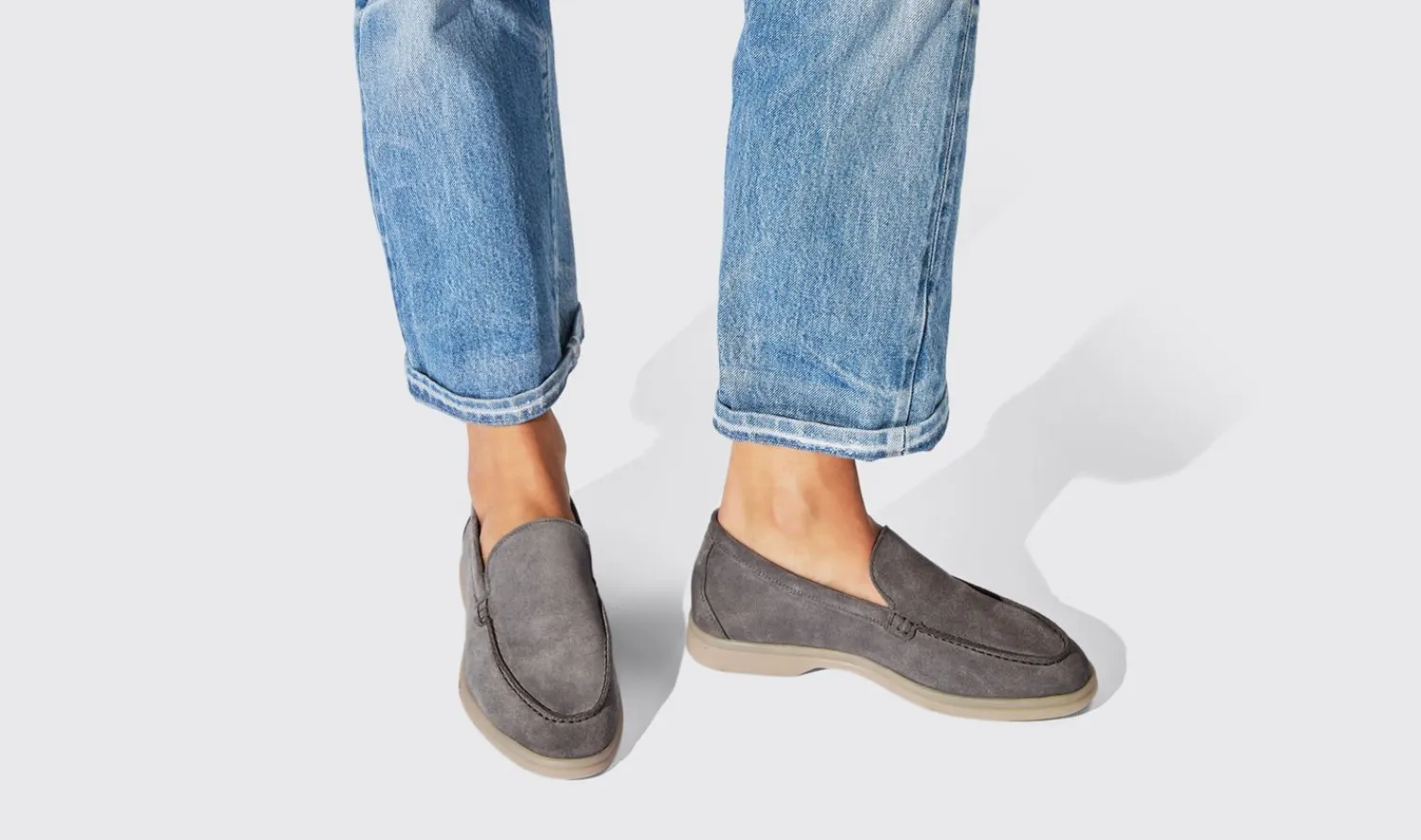 Outlet Scarosso Ludovica Grigia Scamosciata Grey - Suede