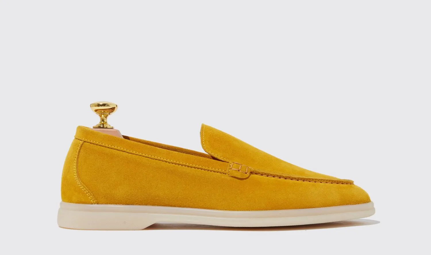 New Scarosso Ludovica Ocra Scamosciata Yellow - Suede