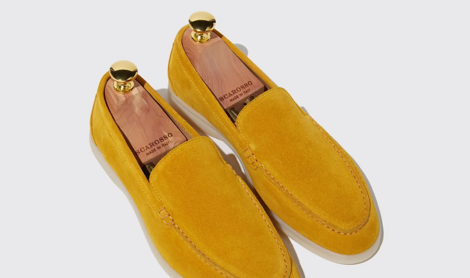 New Scarosso Ludovica Ocra Scamosciata Yellow - Suede