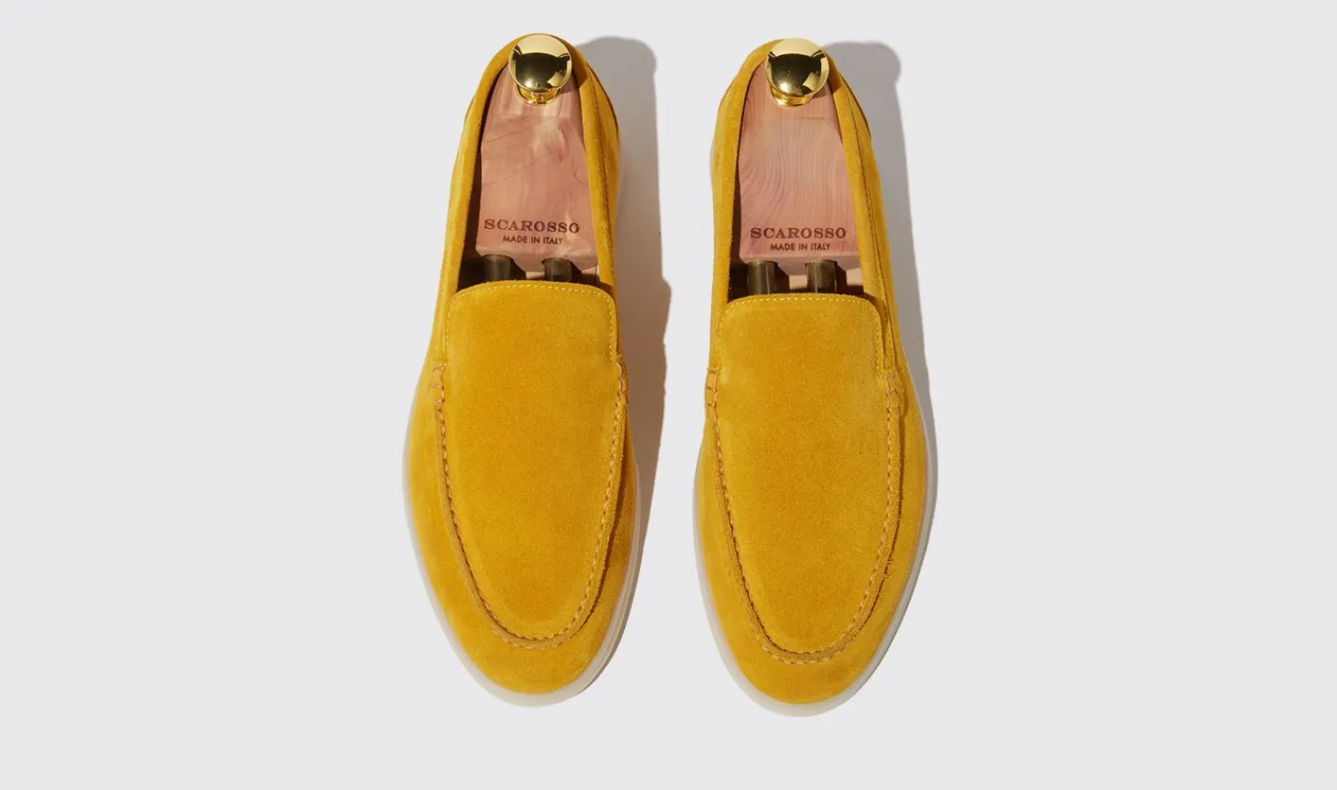 New Scarosso Ludovica Ocra Scamosciata Yellow - Suede