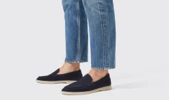 Hot Scarosso Ludovico Blu Scamosciato Blue - Suede