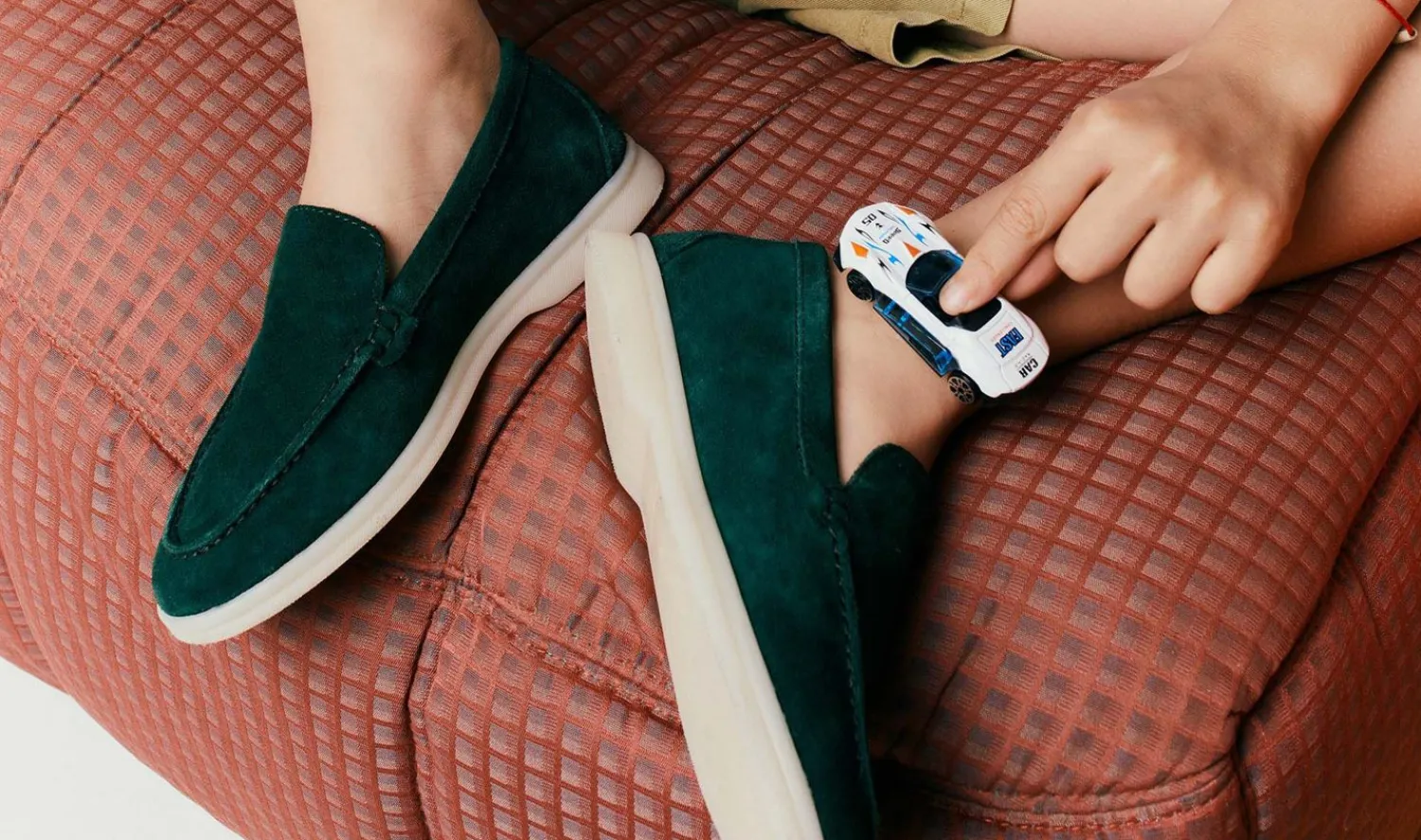 Online Scarosso Ludovico Boy Green Suede Green - Suede
