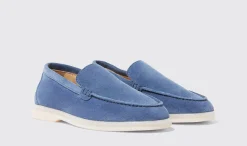 Cheap Scarosso Ludovico Boy Steel Suede Steel Blue - Suede