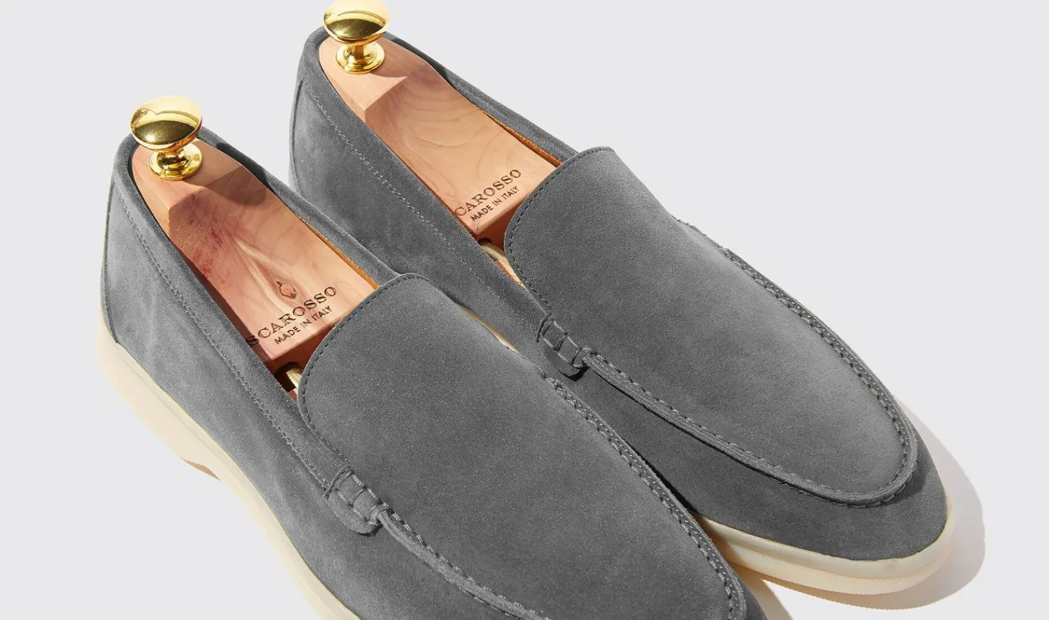 Hot Scarosso Ludovico Grigio Scamosciato Grey - Suede