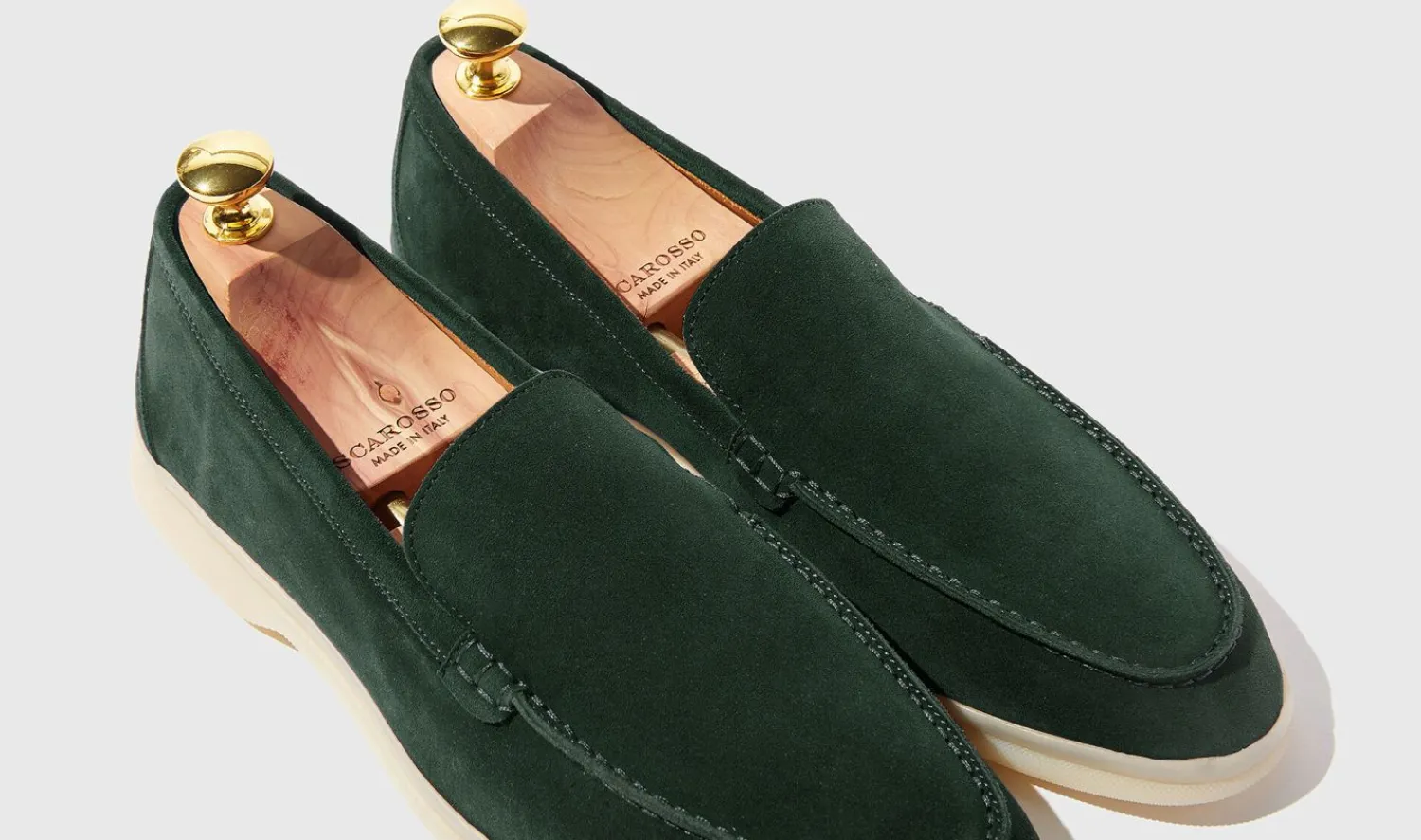 Best Sale Scarosso Ludovico Verde Scamosciato Green - Suede