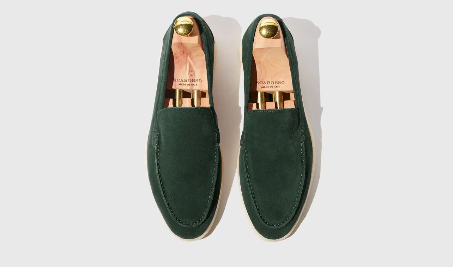 Best Sale Scarosso Ludovico Verde Scamosciato Green - Suede