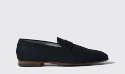 Clearance Scarosso Marzio Abisso Scamosciato Dark Blue Suede