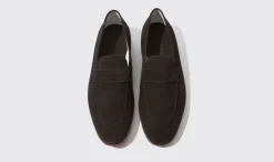 Discount Scarosso Marzio Moro Scamosciato Dark Brown Suede