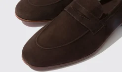 Discount Scarosso Marzio Moro Scamosciato Dark Brown Suede