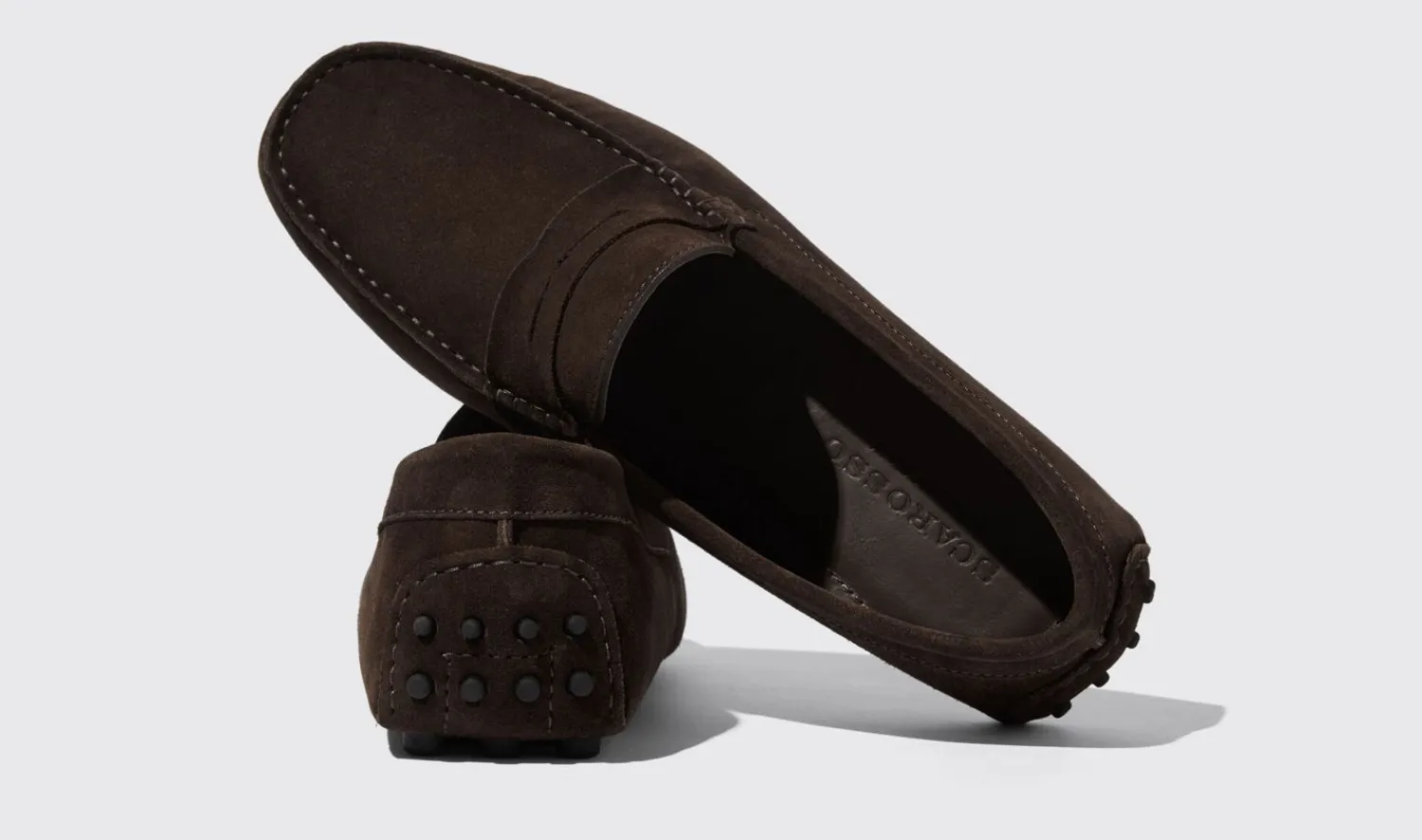 Discount Scarosso Michael Brown Suede Dark Brown - Suede