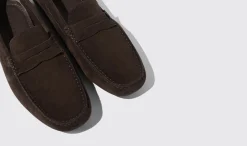 Discount Scarosso Michael Brown Suede Dark Brown - Suede